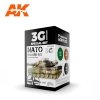AK Interactive AK11658 3G NATO COLORS SET 3x17 ml